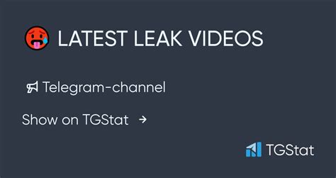 tgstat leak|TGStat EN Channel – Telegram.